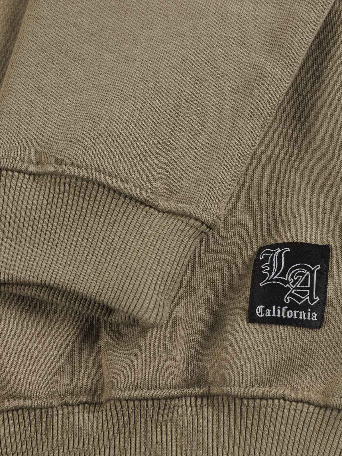 Sweat col rond vert sauge garçon (XXS-M)