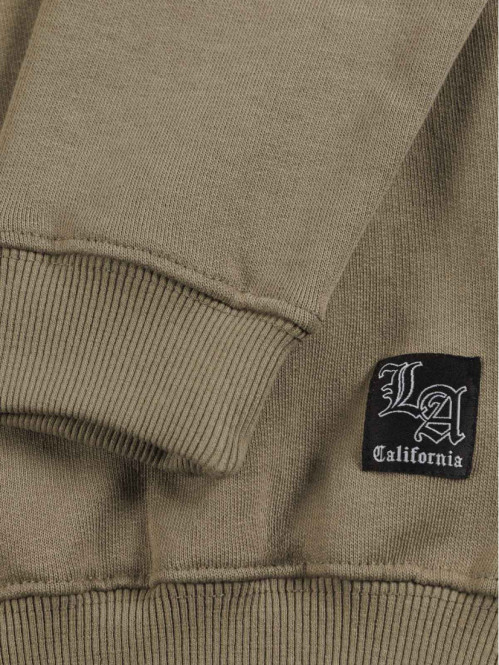 Sweat col rond vert sauge...