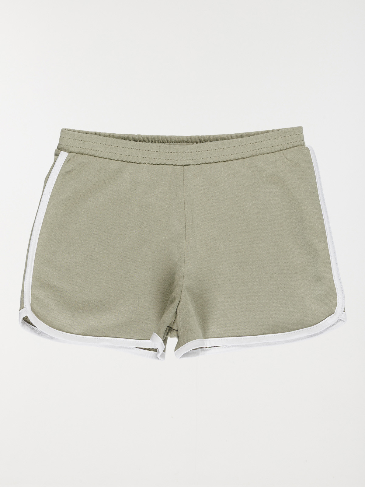 Short de sport fille kaki clair (XXS-M)