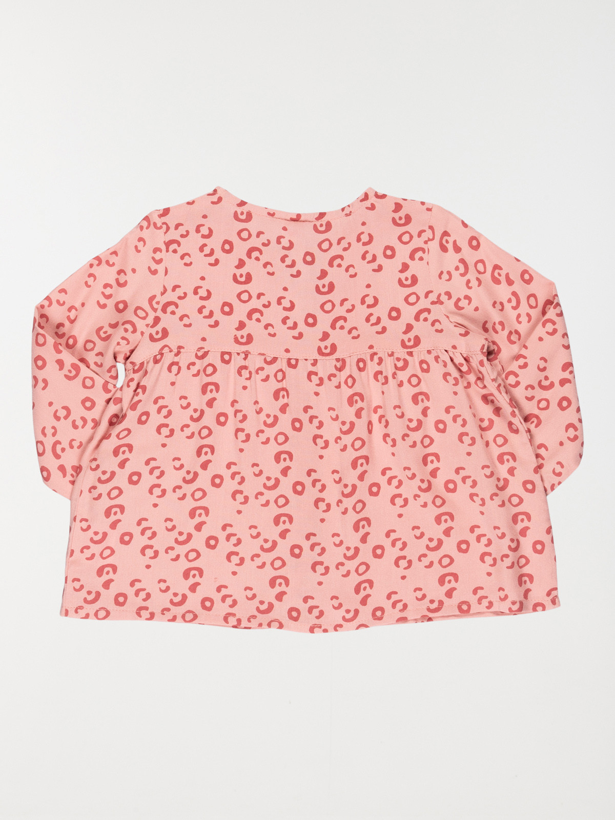 Blouse imprimée fille grenat (3-24M)