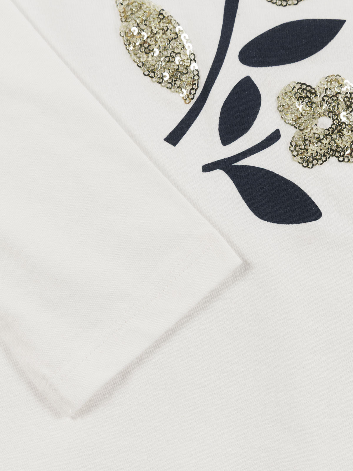 T-shirt fleurs sequins fille (3-12A)