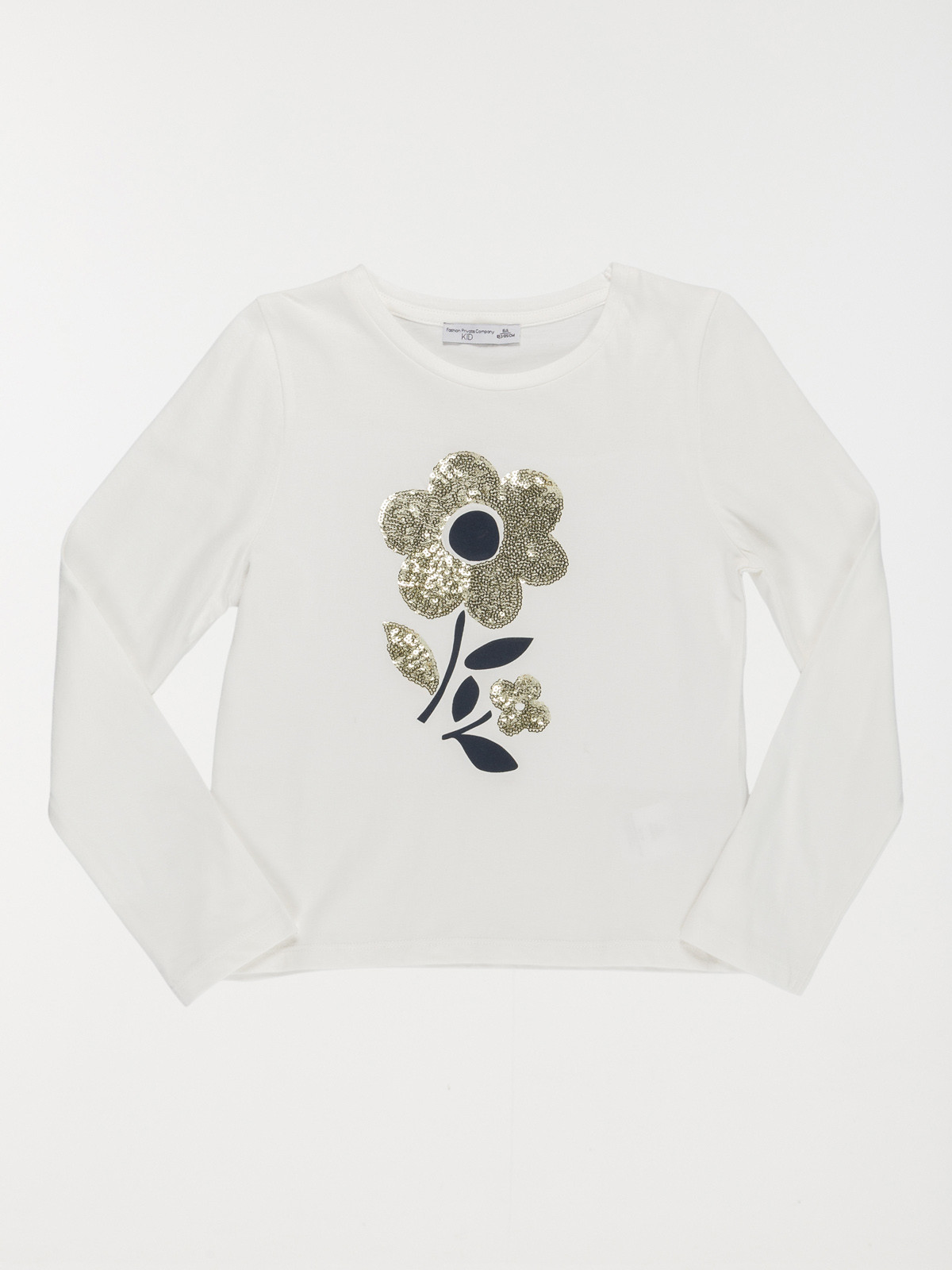 T-shirt fleurs sequins fille (3-12A)