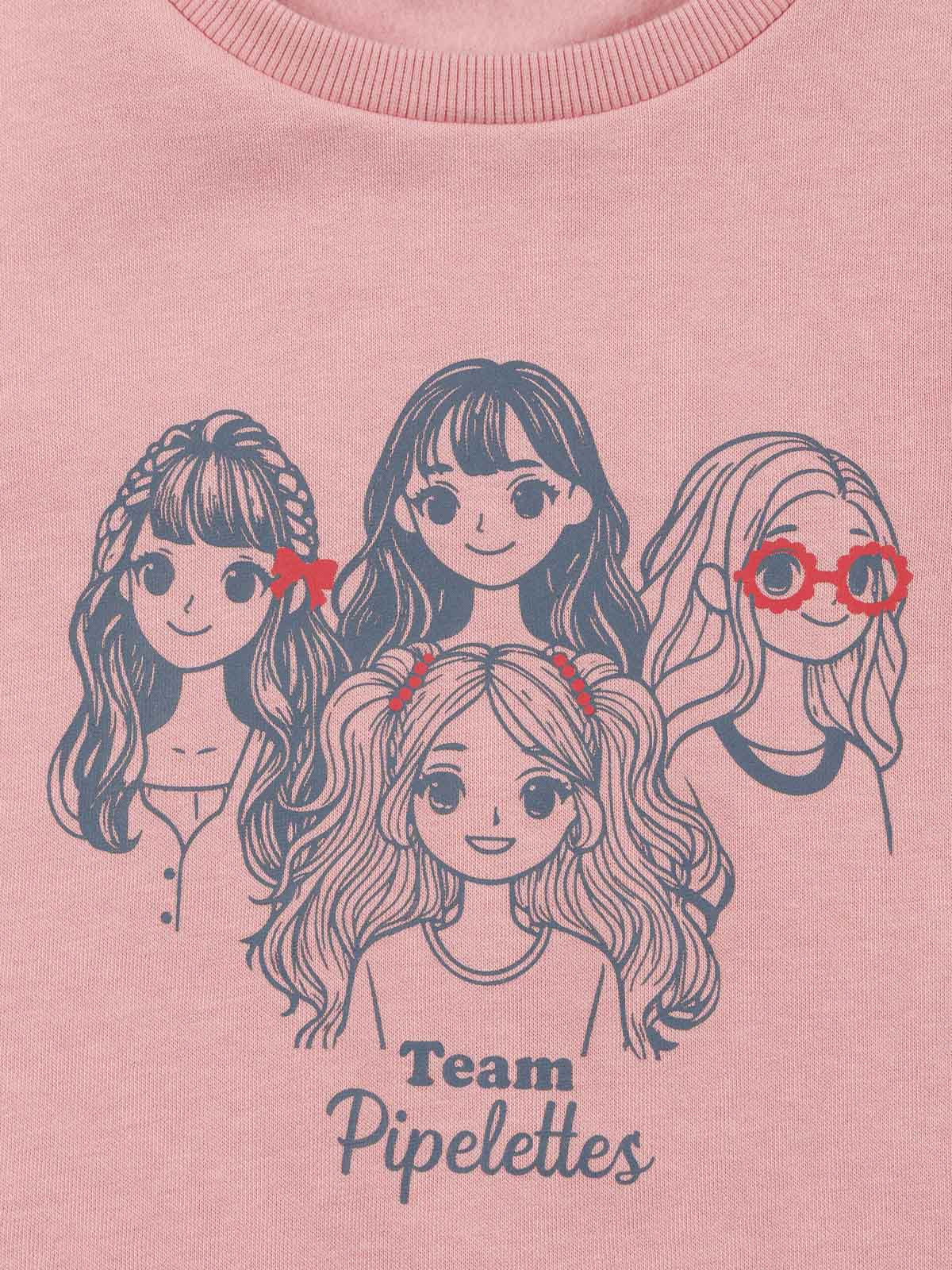 Sweat team pipelettes fille (3-12A)