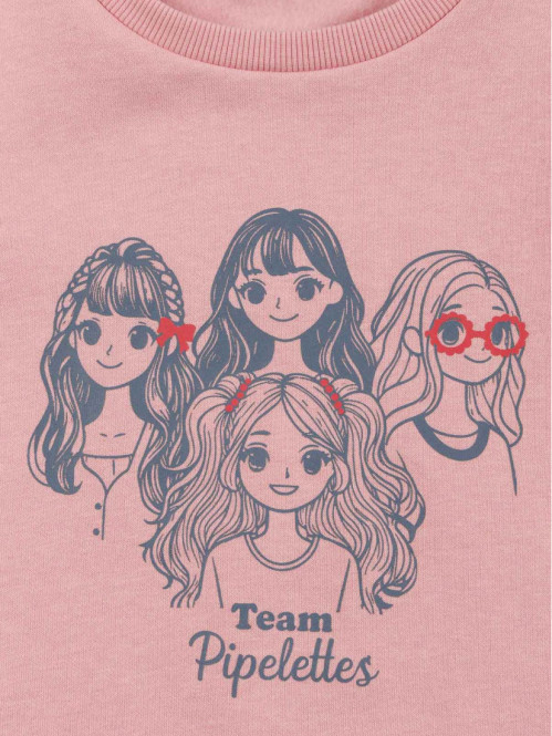 Sweat team pipelettes fille...