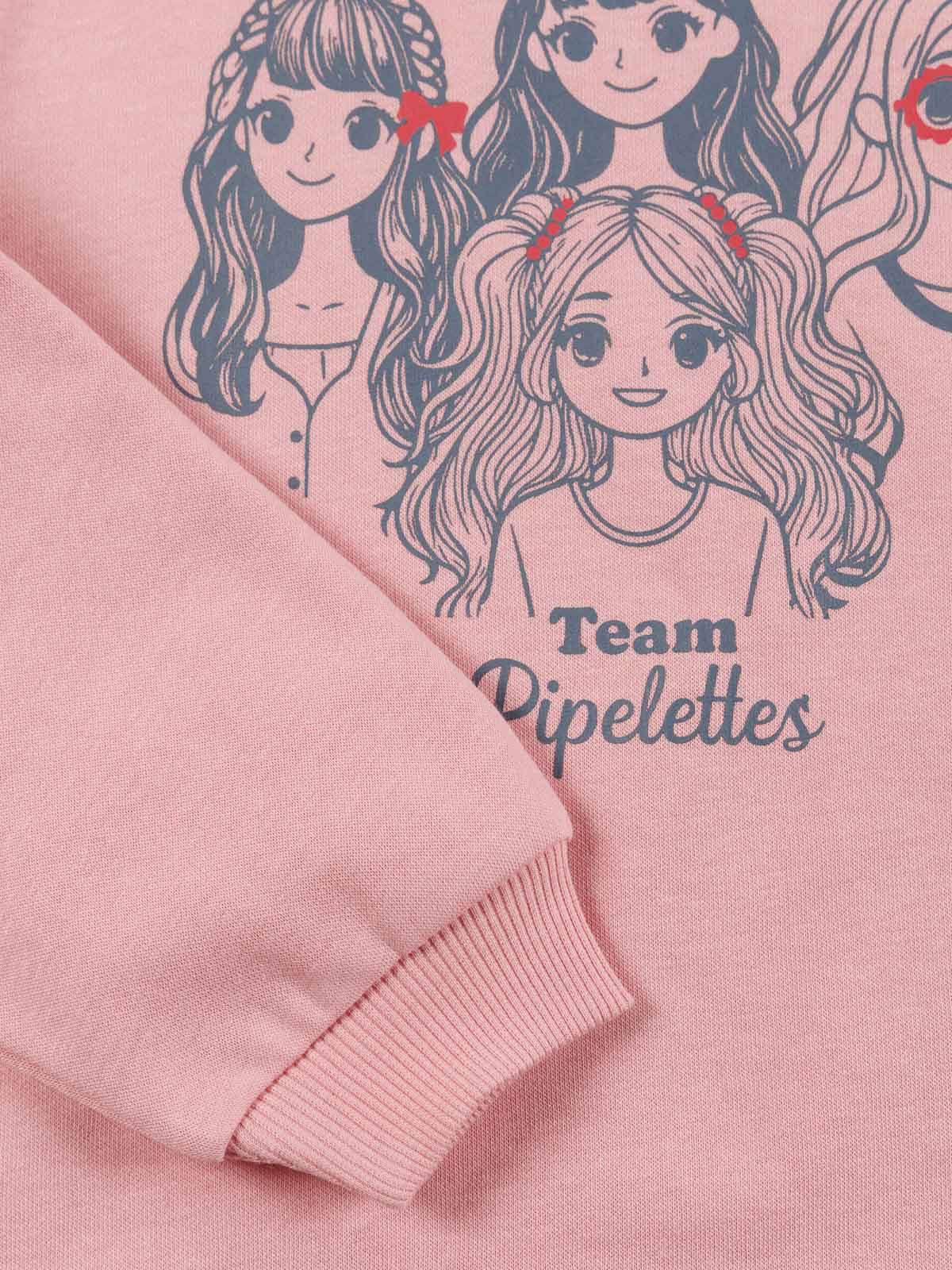 Sweat team pipelettes fille (3-12A)