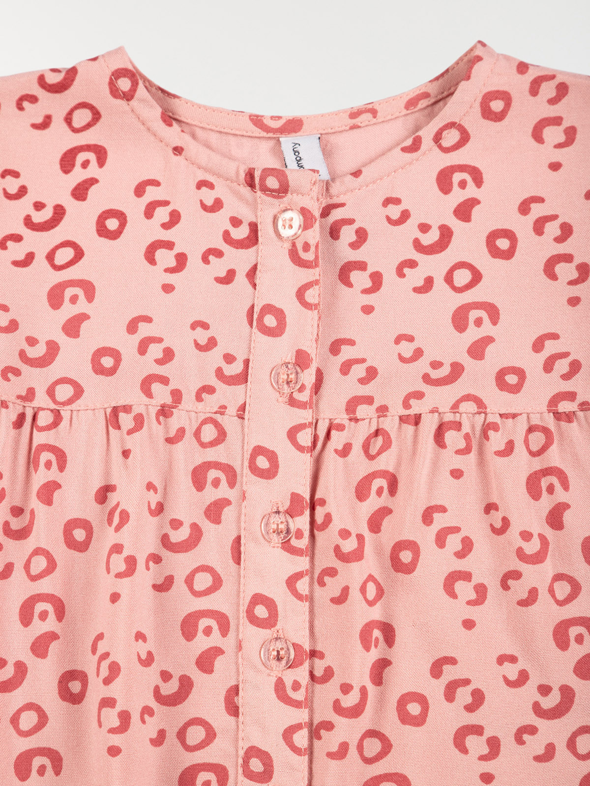 Blouse imprimée fille grenat (3-24M)