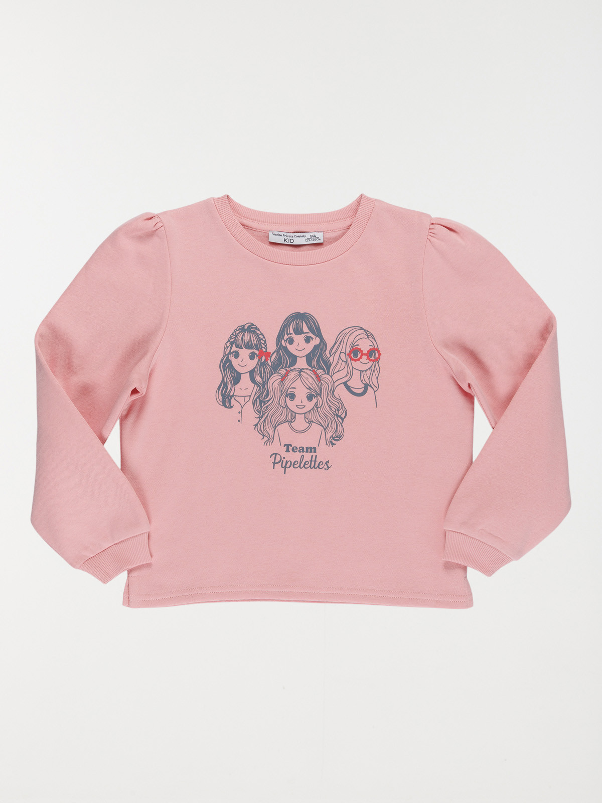 Sweat team pipelettes fille (3-12A)