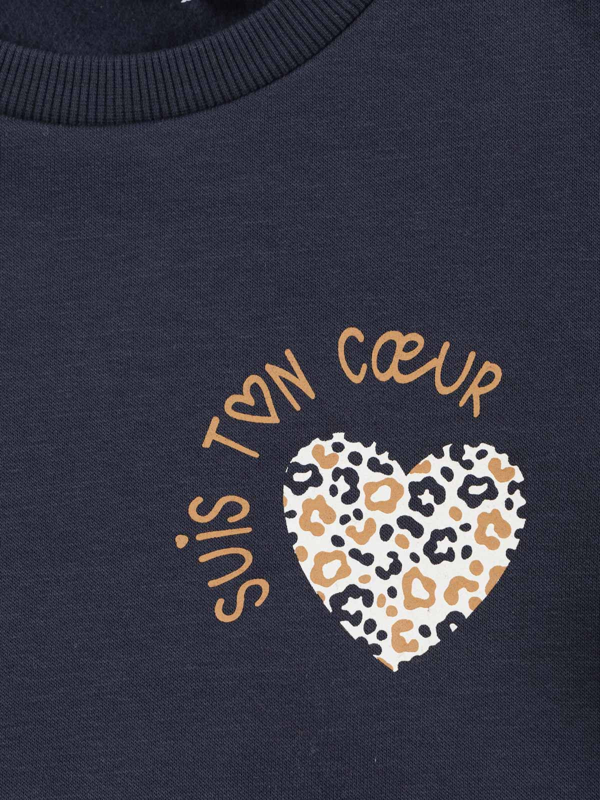 Sweat suis ton coeur fille (3-12A)