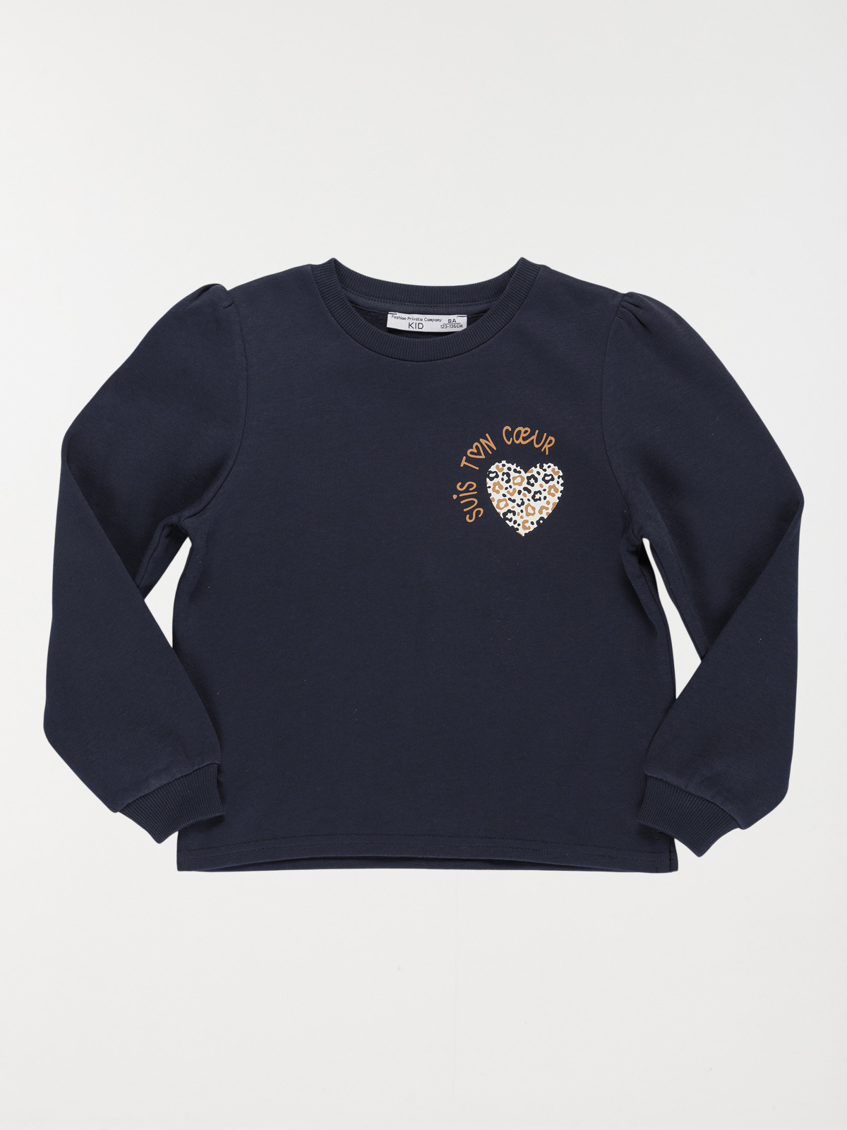 Sweat suis ton coeur fille (3-12A)