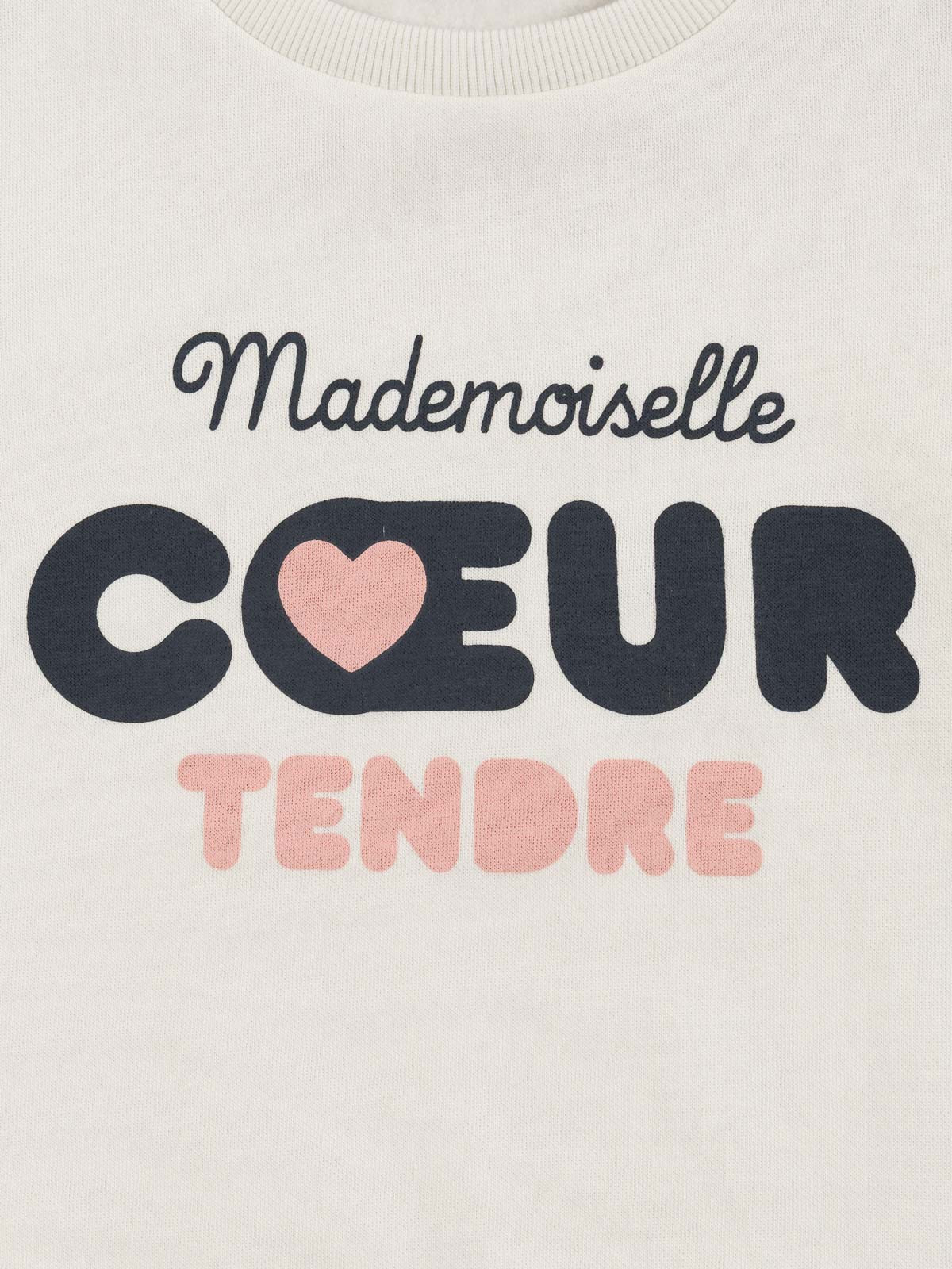 Sweat coeur tendre fille (3-12A)