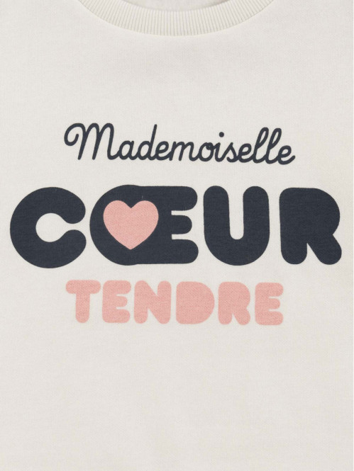 Sweat coeur tendre fille...