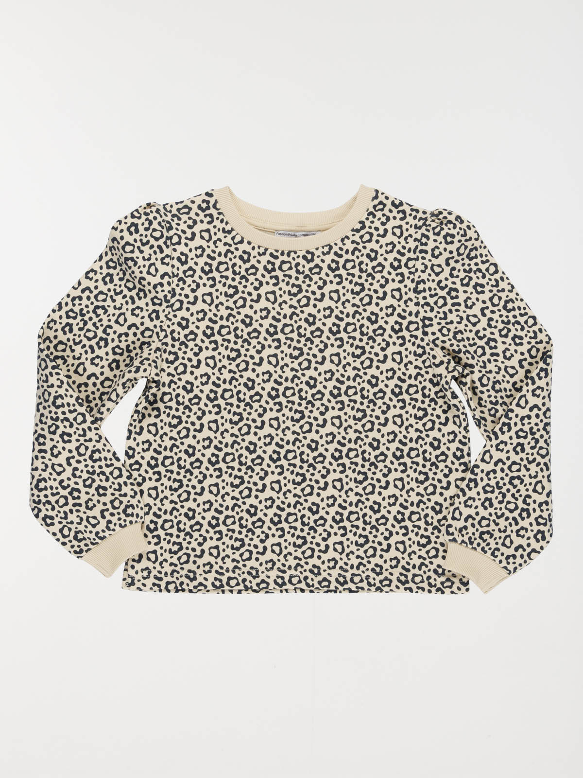 Sweat imprimé léopard fille (3-12A)