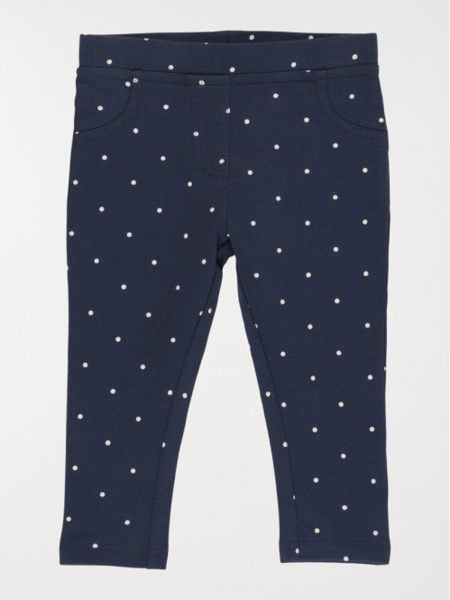 Jegging imprimé pois fille (3-36M)