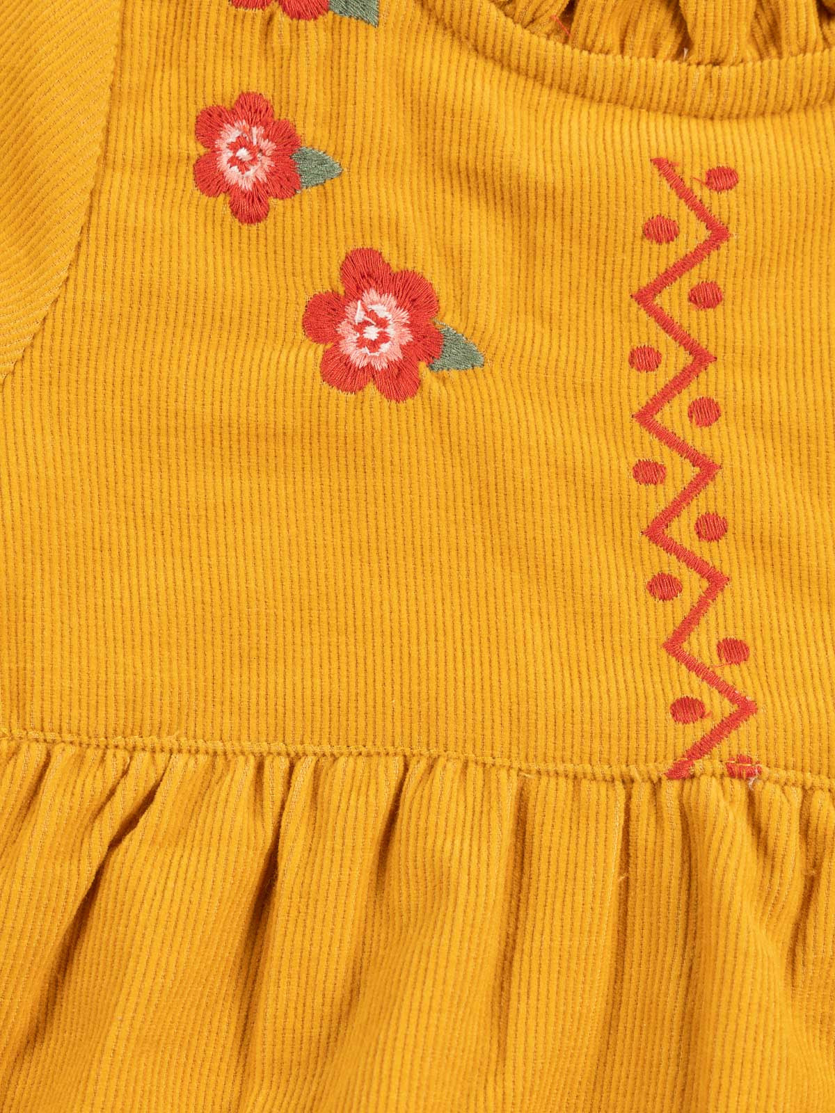 Robe col montant volanté fille (3-24M) Robe col montant volanté fille (3-24M)