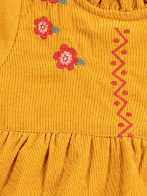 Robe col montant volanté fille (3-24M) Robe col montant volanté fille (3-24M)