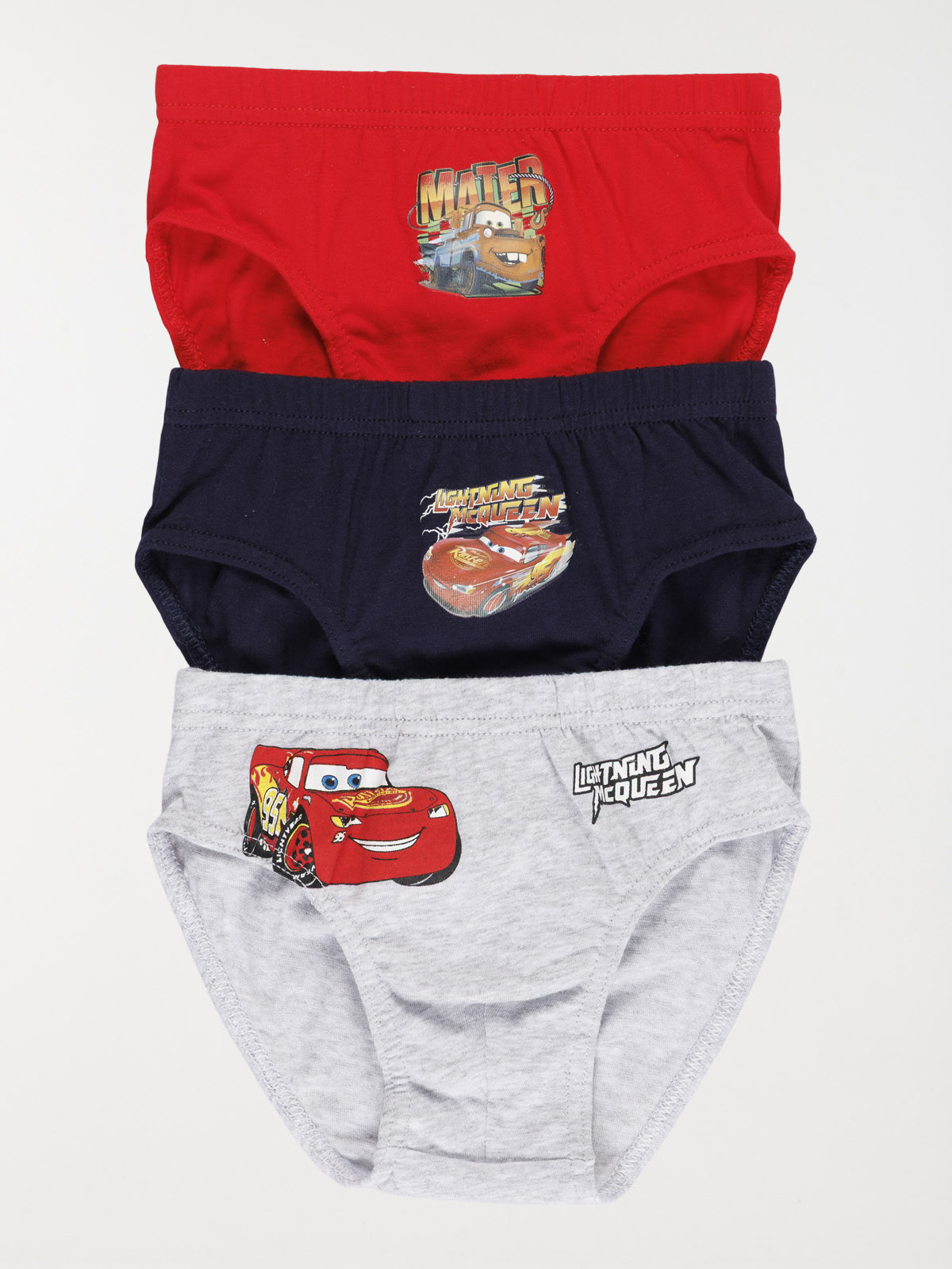 Lot de 3 slips Cars garçon