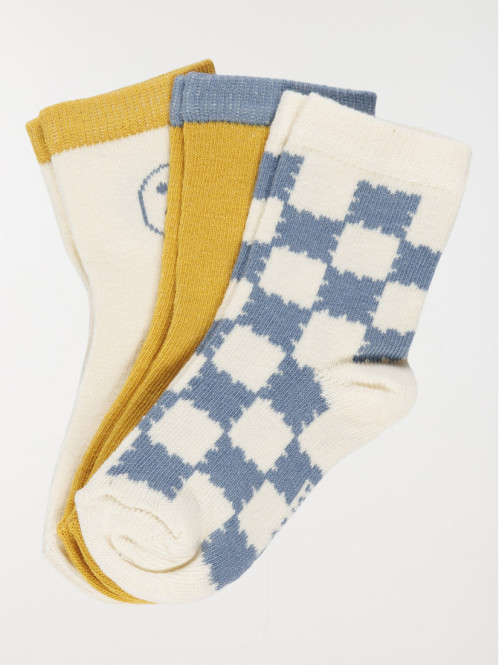 Lot de 3 paires de chaussettes bébé