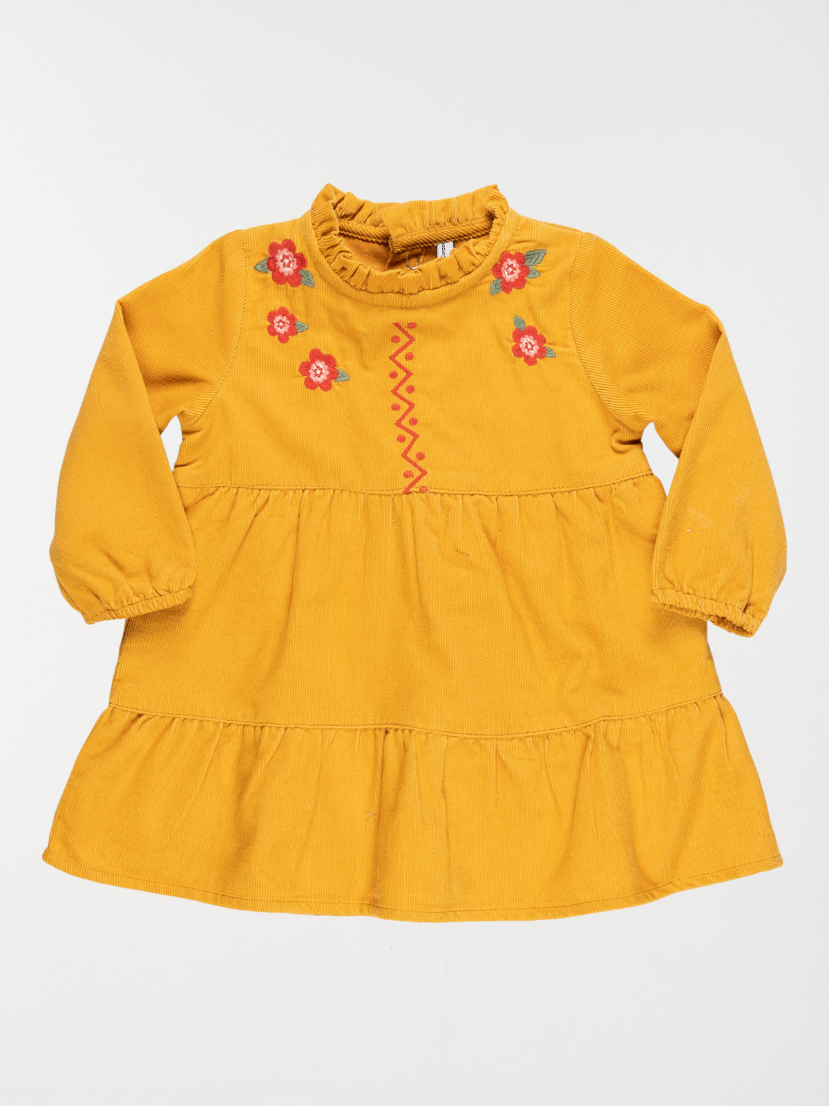 Robe col montant volanté fille (3-24M)