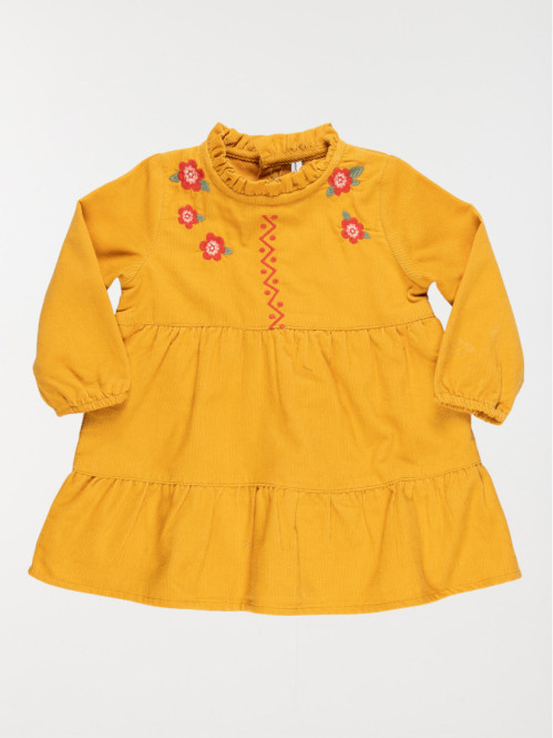 Robe col montant volanté fille (3-24M)
