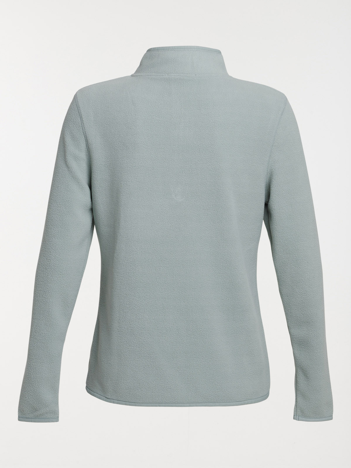 Polaire jade col montant zippé femme