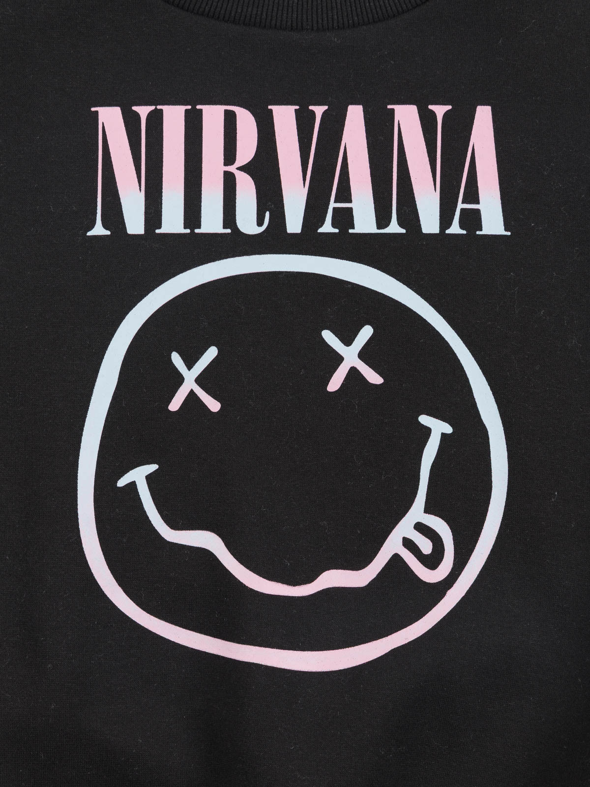 Sweat Nirvana fille noir (XXS-M)