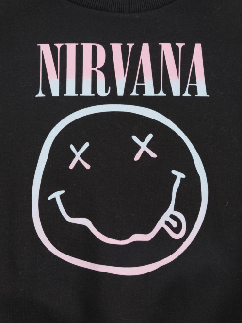 Sweat Nirvana fille noir...