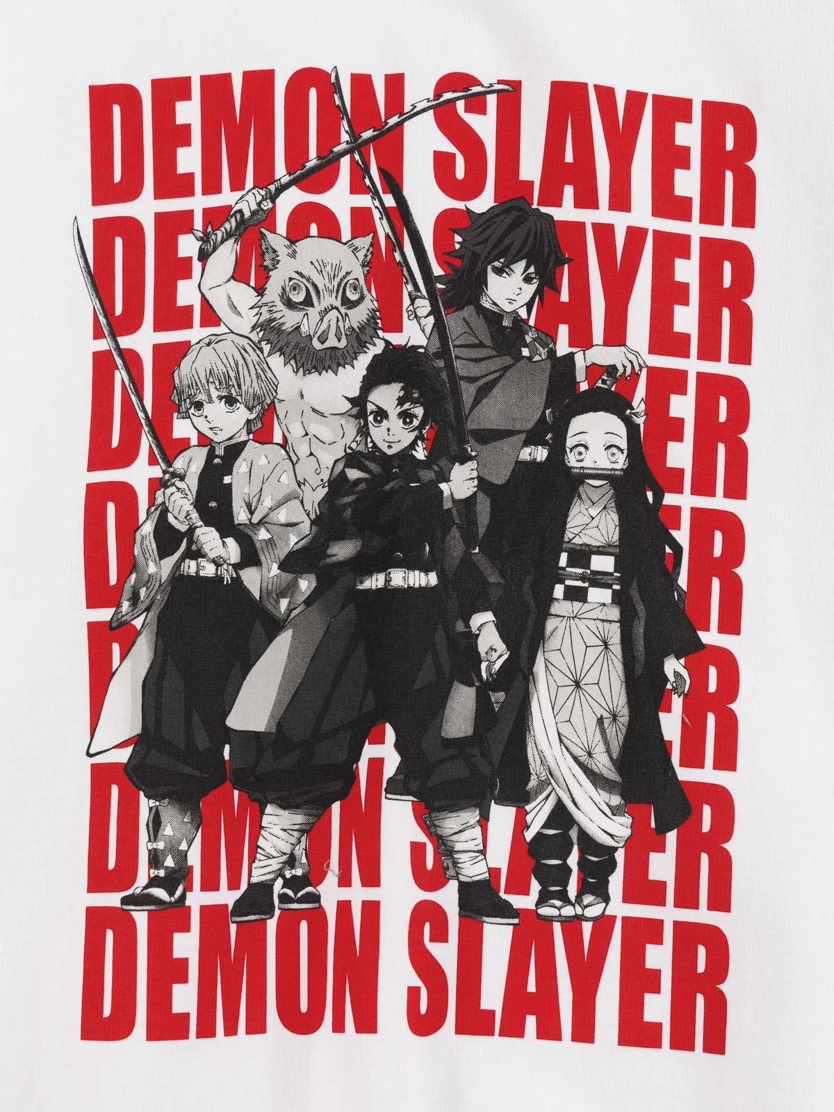 Sweat blanc Demon Slayer garçon (XXS-M)