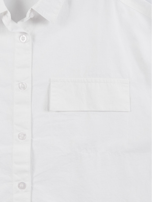 Chemise courte blanche...