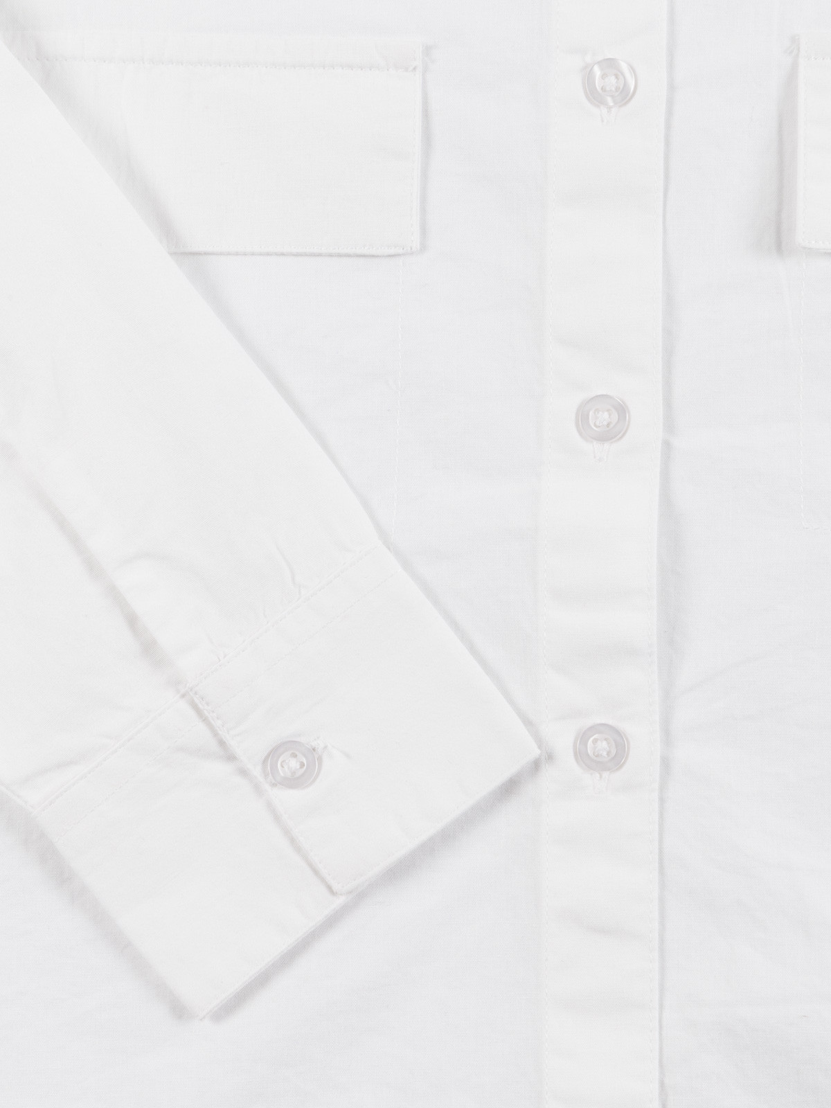 Chemise courte blanche fille (XXS-M)