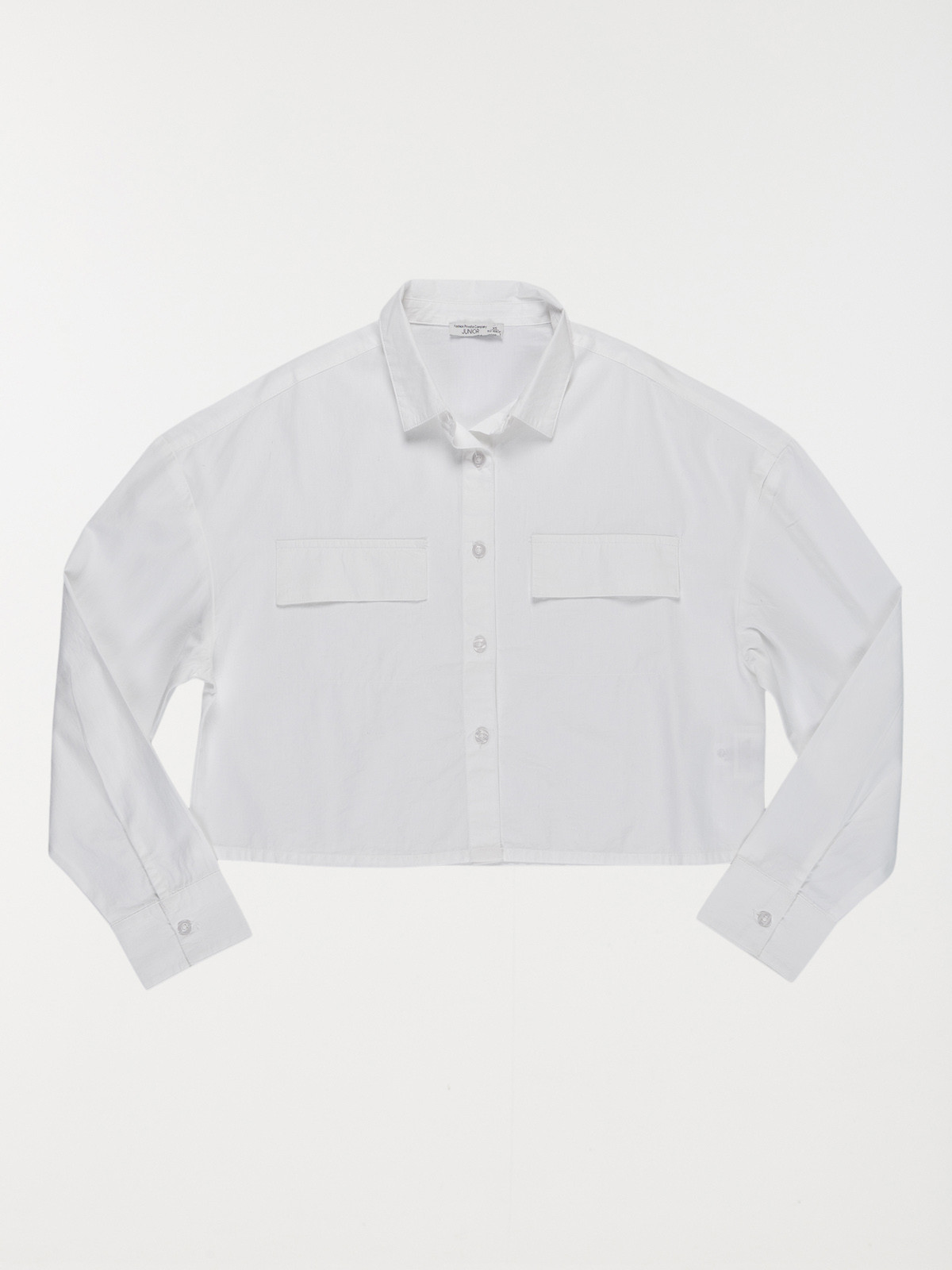 Chemise courte blanche fille (XXS-M)