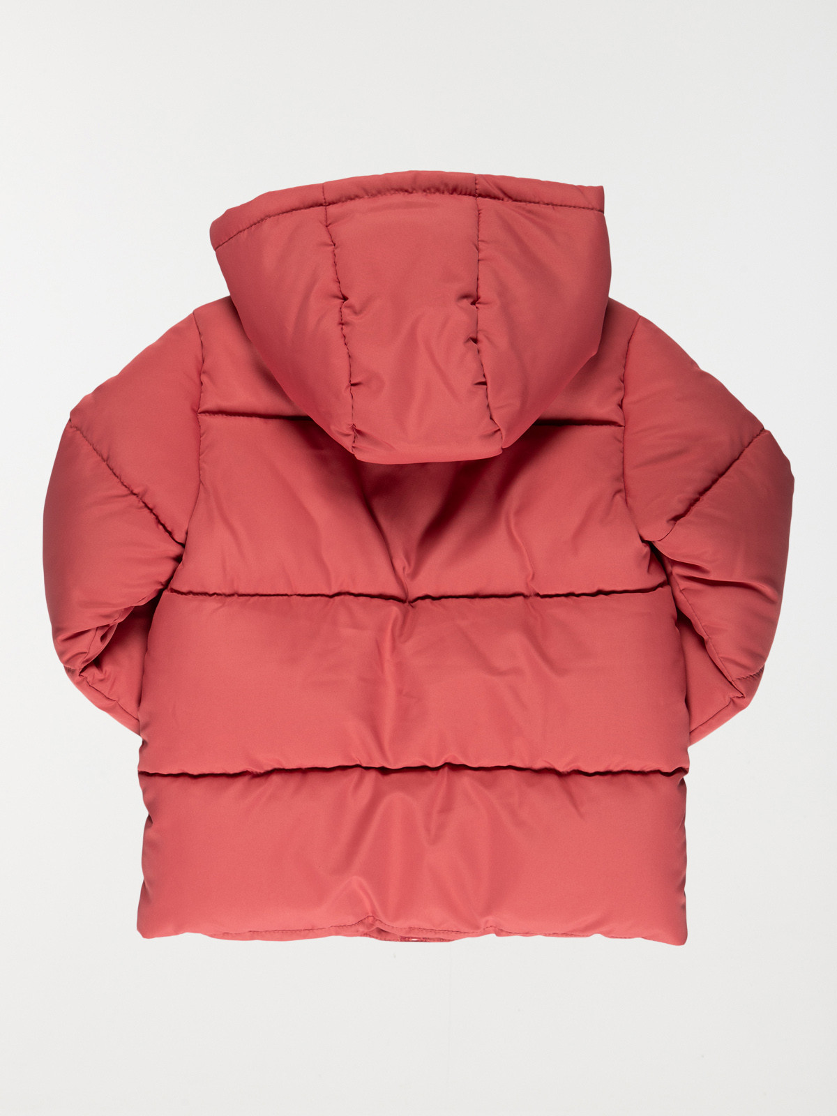 Parka capuche grenat fille (3-24M)