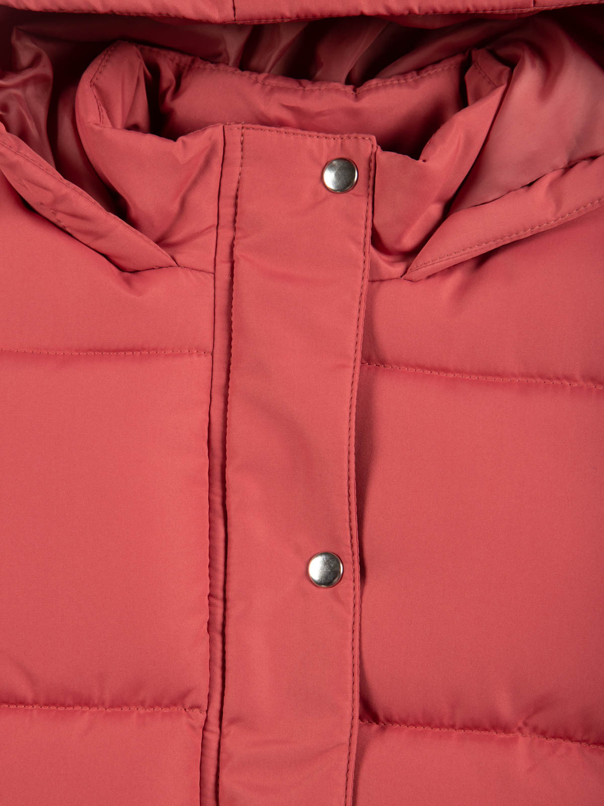 Parka capuche grenat fille (3-24M)