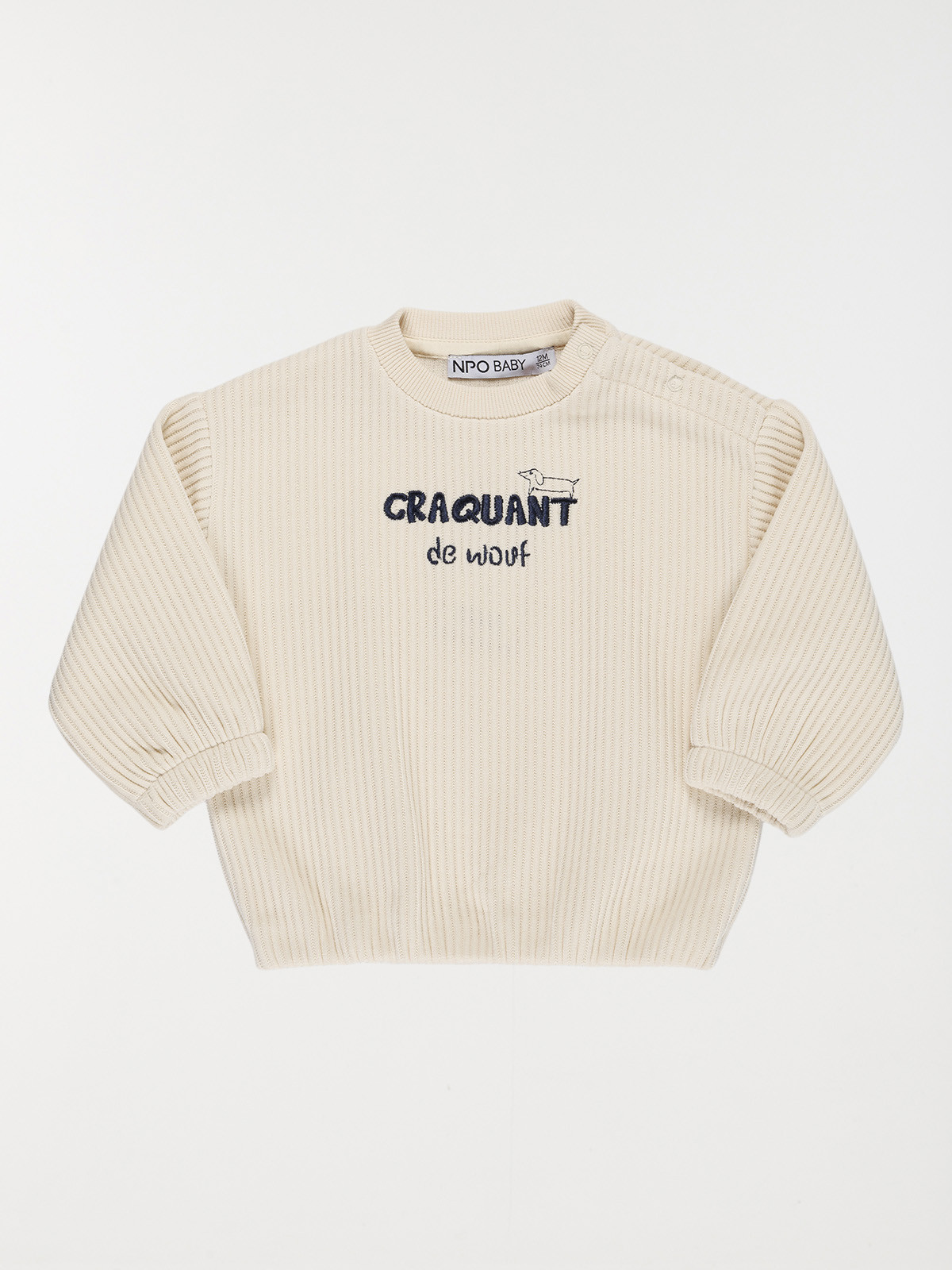 Sweat en velours garçon (3-36M)