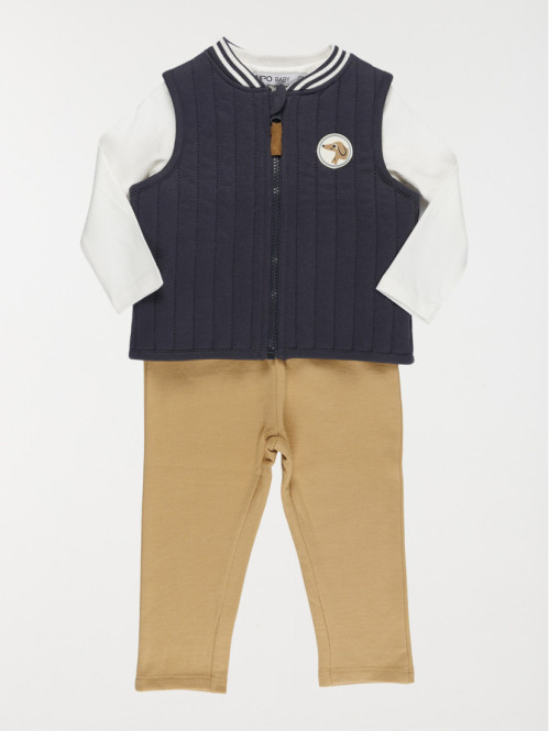 Ensemble 3 pièces garçon (3-36M)