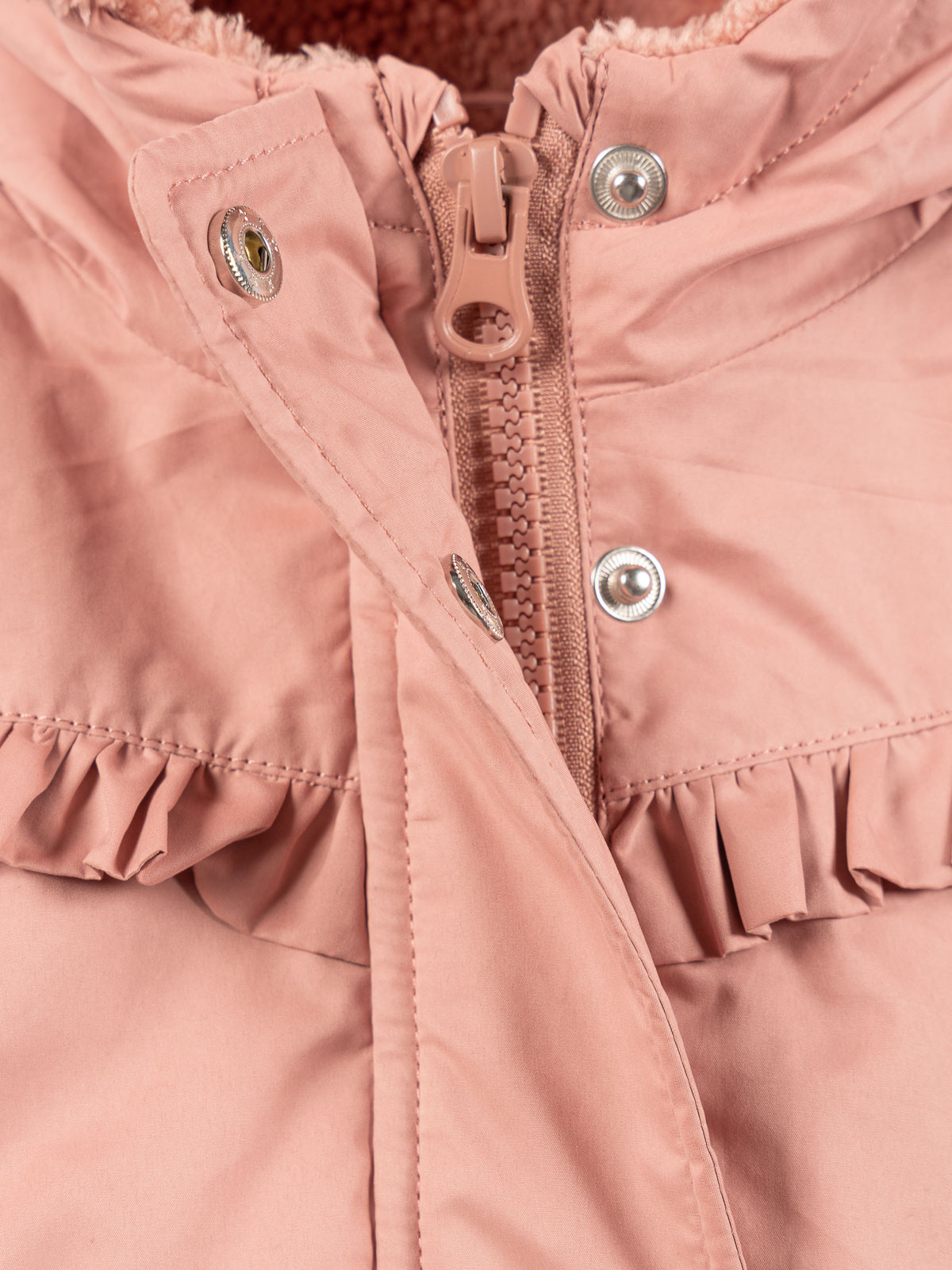 Parka capuche rose lady fille (3-24M) Parka capuche rose lady fille (3-24M)