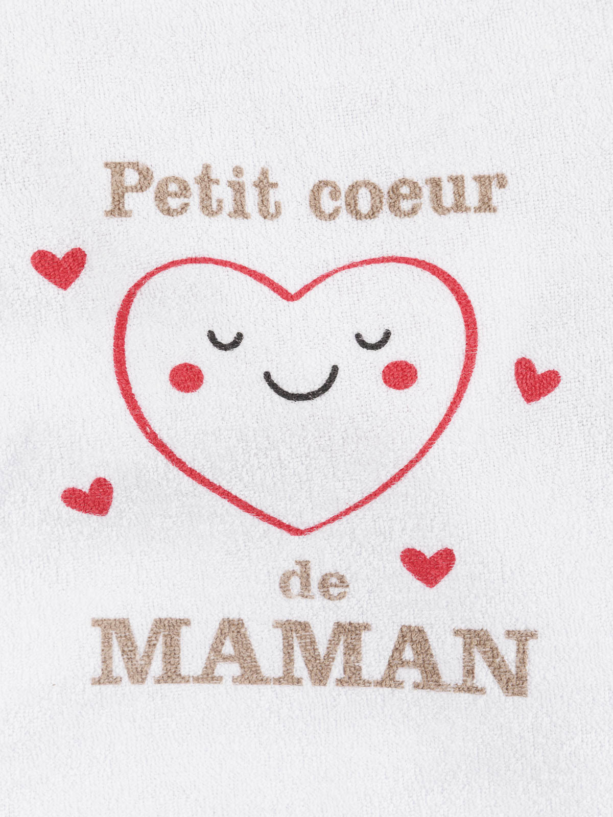 Bavoir petite coeur de maman bébé Bavoir petite coeur de maman bébé