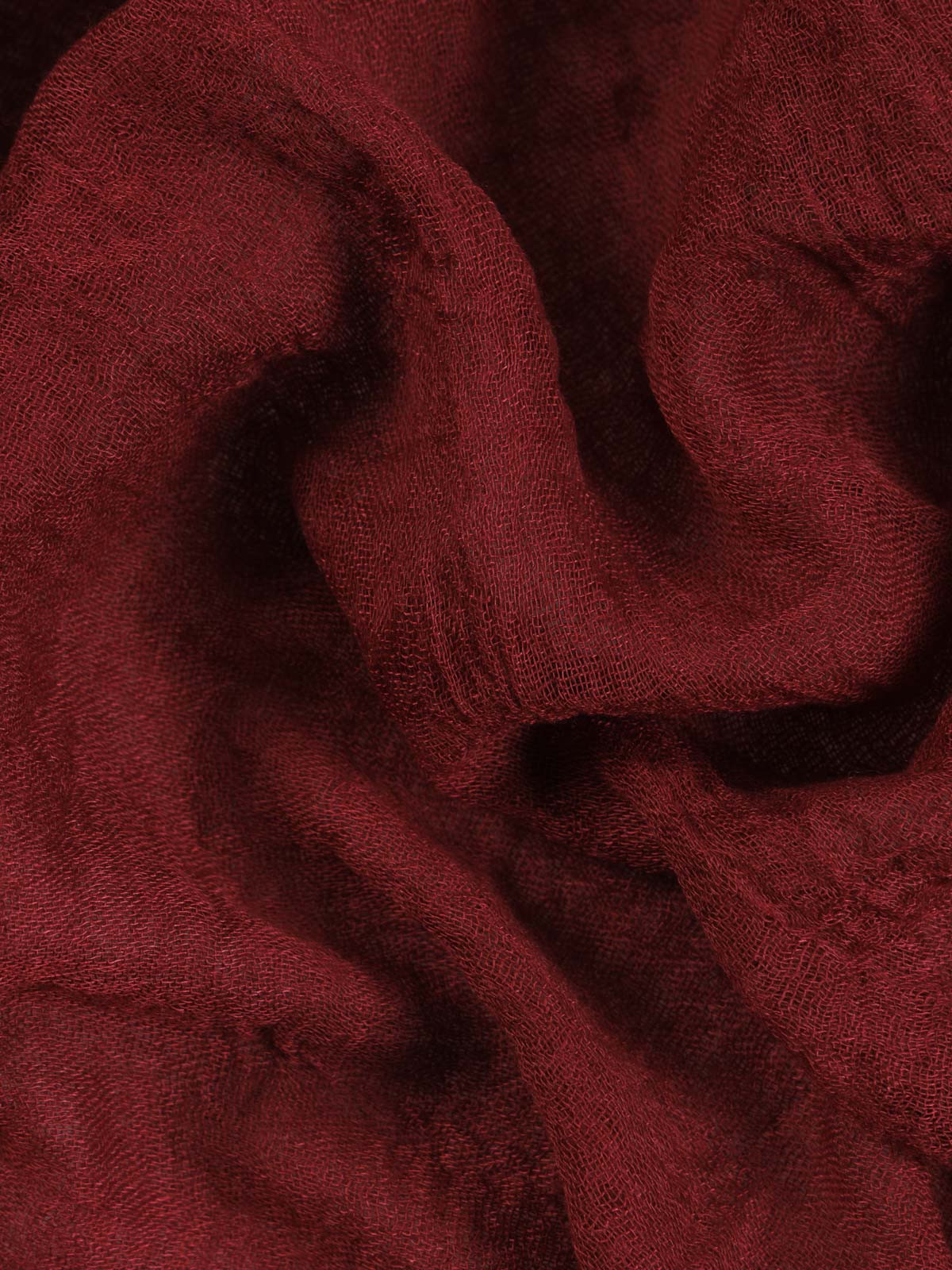 Foulard coloris lie de vin femme