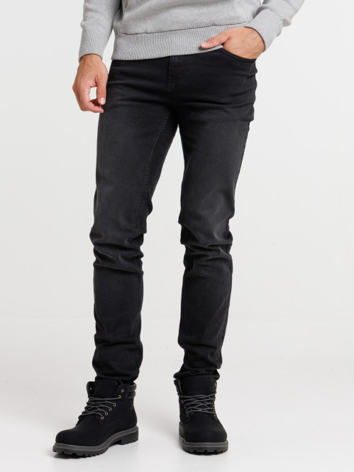 Jean slim homme noir