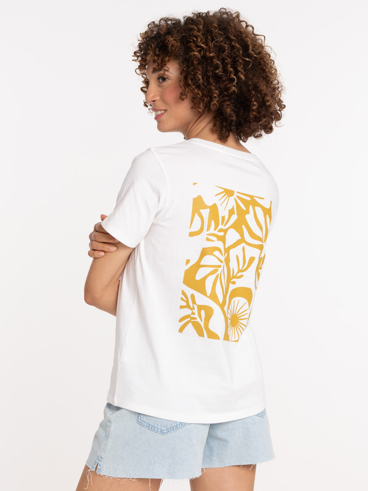 Tee-shirt imprimé dos femme Tee-shirt imprimé dos femme