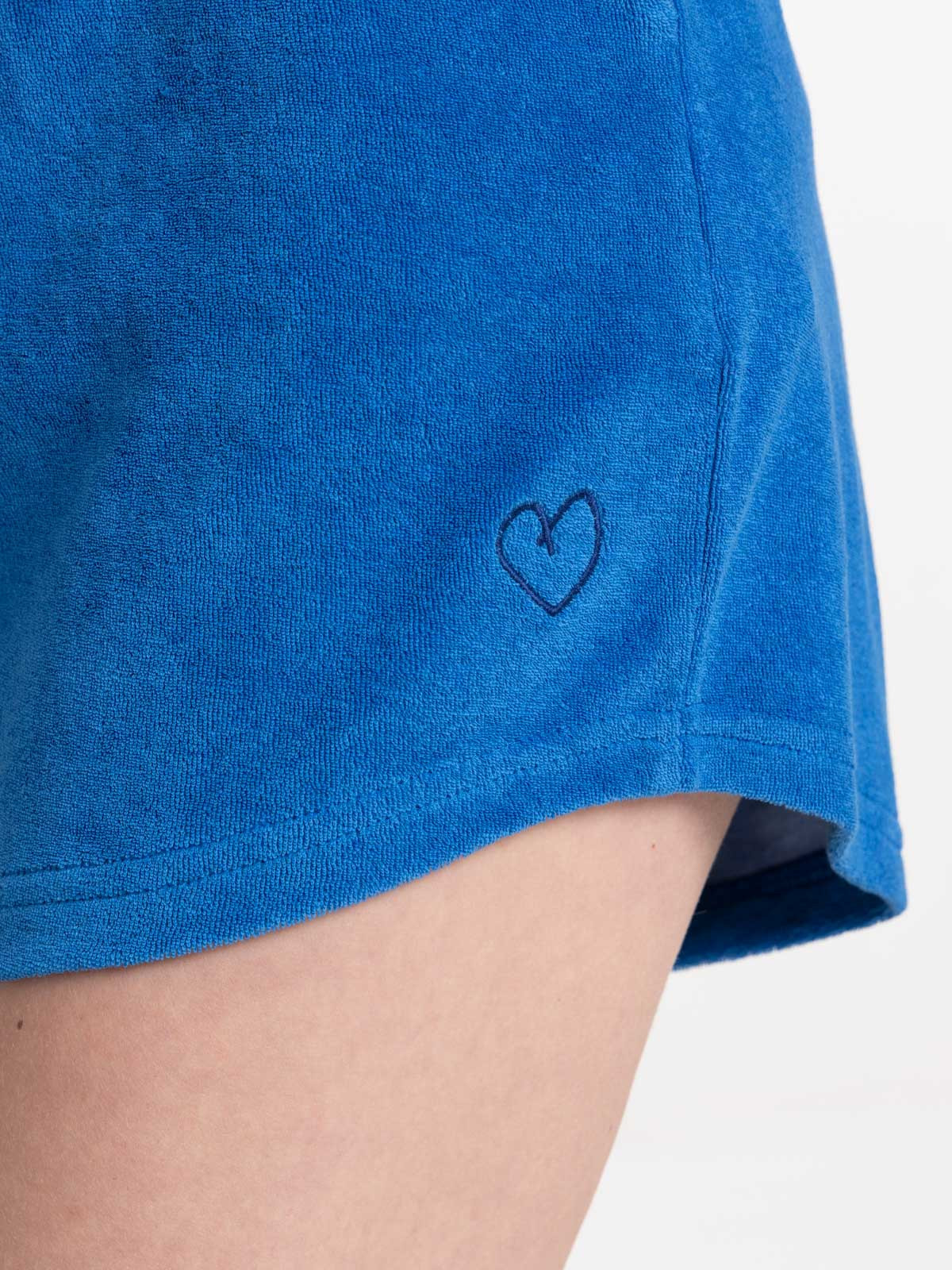 Short éponge cobalt femme Short éponge cobalt femme