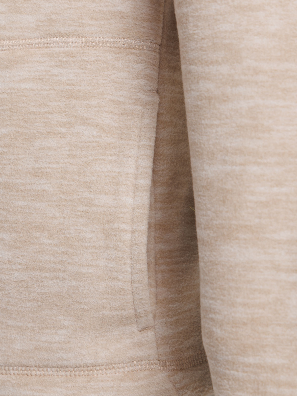 Polaire beige chiné zippé femme Polaire beige chiné zippé femme