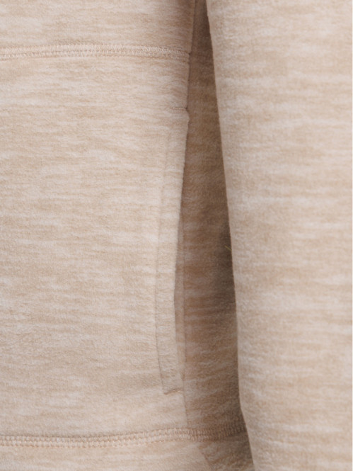 Polaire beige chiné zippé...