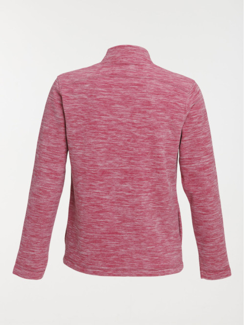 Polaire corail chiné zippé...