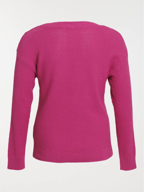 Pull boutons épaules femme...