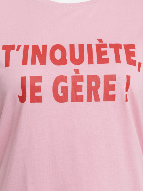 T-shirt message grande...