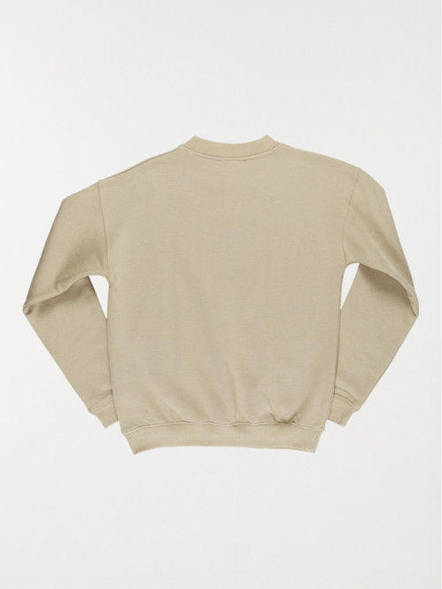 Sweat uni col rond garçon...