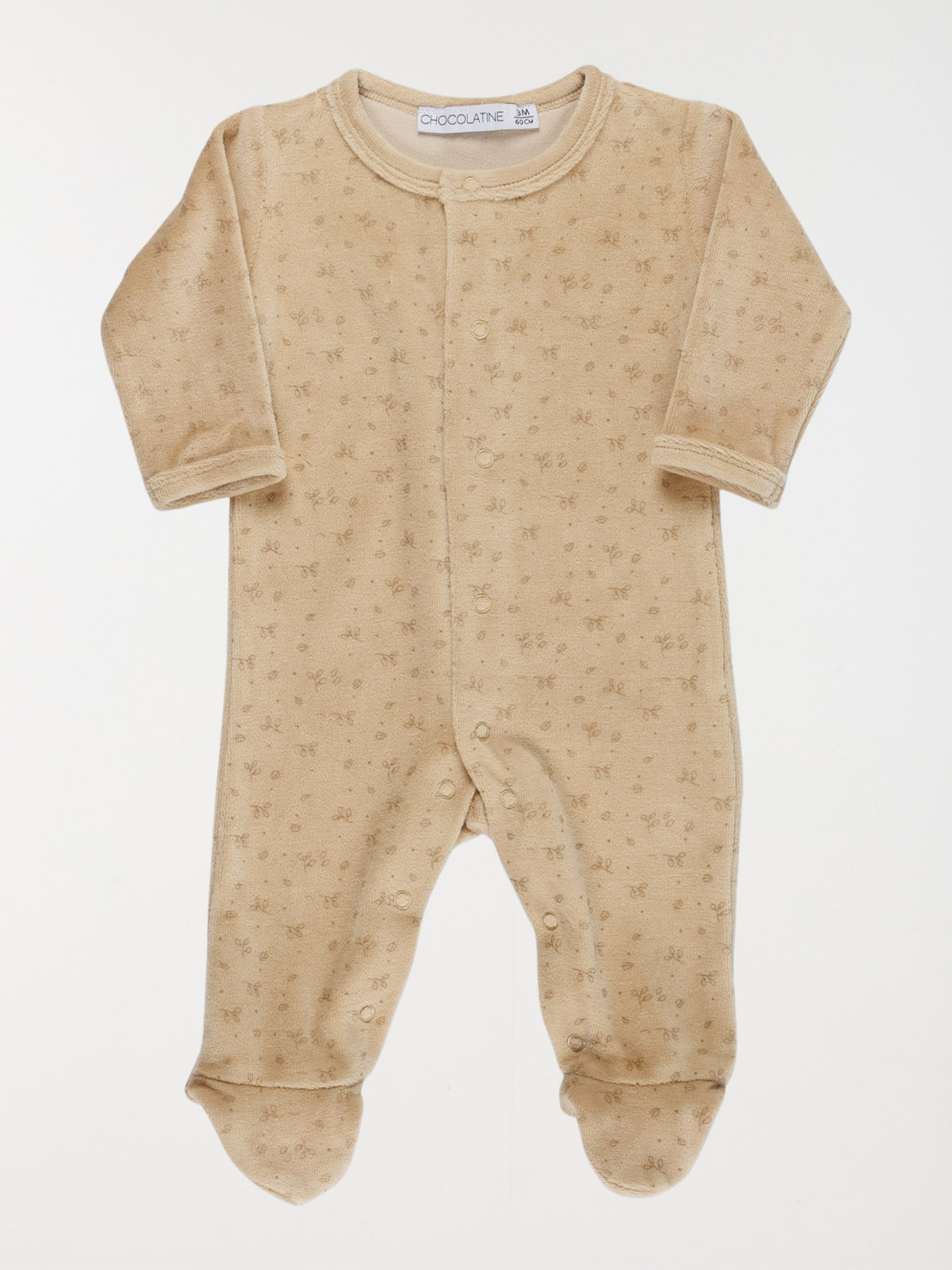 Dors-bien imprimé feuille bébé (0-9M)