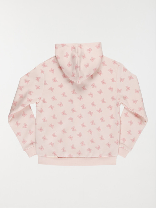 Sweat capuche papillons...