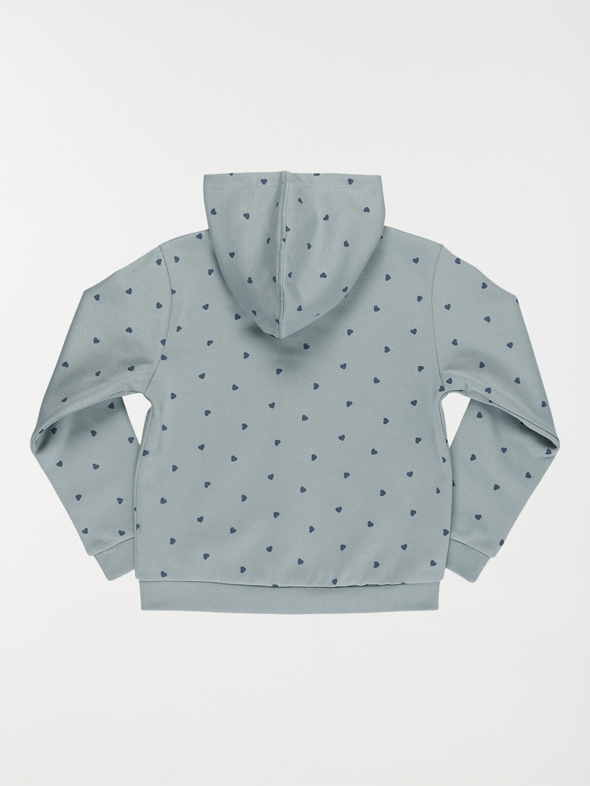 Sweat capuche coeur fille (3-12A)