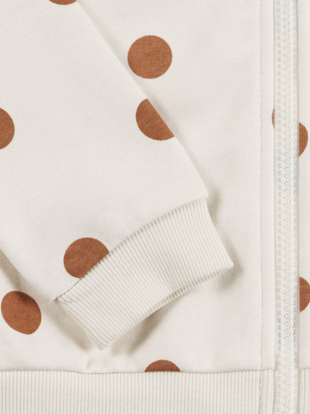 Sweat capuche à pois fille (3-12A)